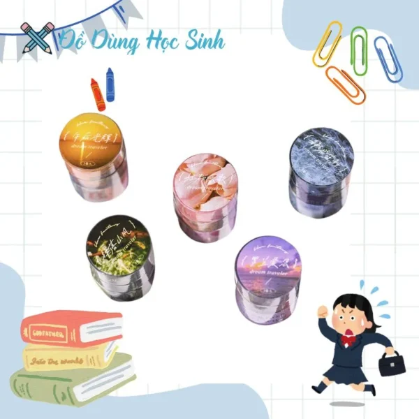 Bộ 3 Washi Tape Postcard WA10